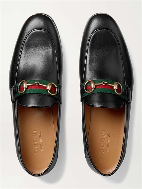 gucci brixton collapsible leather loafers|are Gucci loafers worth it.